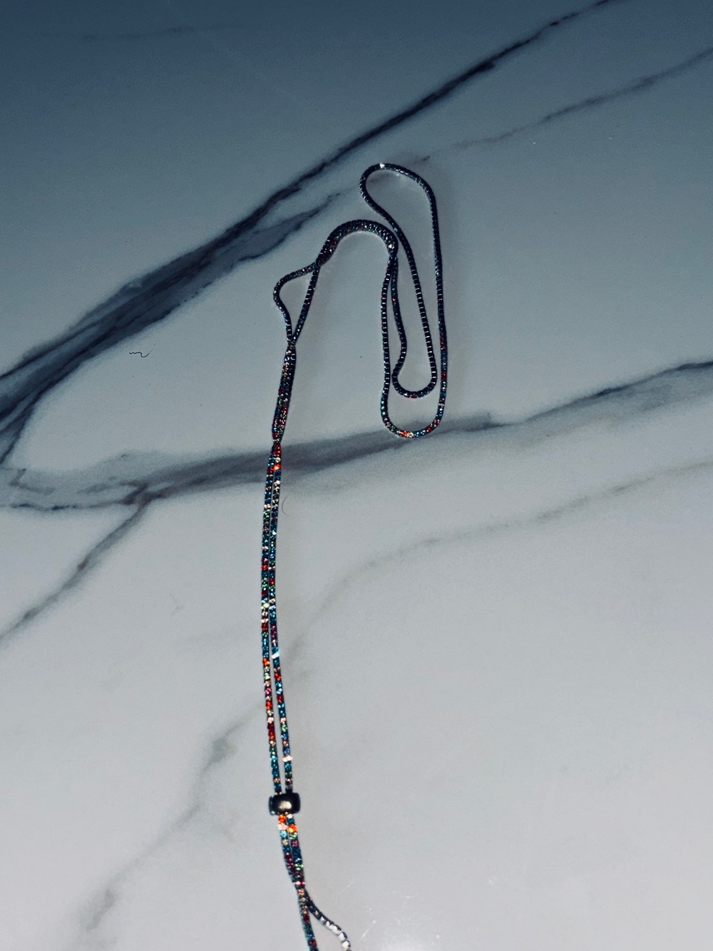 Multicolor Beaded Lariat Necklace - Women Jewelry